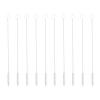 10PCS Drinking Straw Cleaner Kit Pipe Tube Brush Metal Straw Brushes for Sippy Cup Kitchen Glass Cleaning Long Pipe Cleaners White view 1
