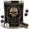 ad hoc 1100mg Gold Shilajit Gummies with Magnesium, Lions Mane, Rhodiola, Grape Seed - Himalayan Shilajit for Men Women, 85+ Trace Minerals & Fulvic Acid, Pure Shilajit for Energy Immune Support,60 Ct view 1