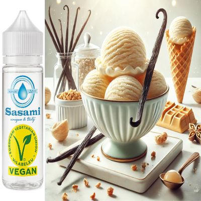 Vanilla Ice Cream Flavor Concentrate - Vegan - Sasami - 100ml