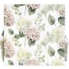 100 Pcs Hydrangea Scatter Floral Cocktail Beverage Napkins Hydrangeas Flowers Disposable Paper Dessert Napkin for Spring Summer Birthday Party Supplies view 1