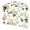 100 Pcs Hydrangea Scatter Floral Cocktail Beverage Napkins Hydrangeas Flowers Disposable Paper Dessert Napkin for Spring Summer Birthday Party Supplies view 3
