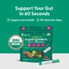 Zena Nutrition Organic Super Greens Powder, 70+ Superfoods, 0 Sugar, 3g Fiber, Spirulina, Chlorella, Mushrooms, Prebiotics/Probiotics, Digestive Enzymes, Gut Health, Mixed Berry, 30 Drink Mix Packets view 2
