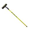Tucker- Junior Water Fed Pole System - 15 Foot Carbon Fiber and Fiberglass with Glide - 4 Pencil Jets Brush for Commercial Window Cleaning, Solar Panels, Glass, by RHG Products view 3
