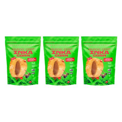 Inka Corn Giant Corn Chile Picante Doy Pack, 4 Ounce (Pack of 3)