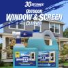 30 SECONDS Outdoor Window & Screen Concentrated Cleaner for Glass, Patio Doors, Fiberglass, Furniture - No Screen Removal Required, Spray & Rinse - Hose End Spray Attachment (5 PACK) view 3