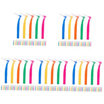 FOMIYES 150pcs Soft Toothbrushes for Adults Dental Toothbrush Flossing Brush for Teeth Compact Manual