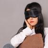 2 Pcs Adjustable Satin Eye Mask Blindfold Soft Sleeping Mask Travel Sleep Masks Night Time Eye Cover Women Eye Shades with 2 Pcs Hair Scrunchies and 2 Pcs Bags view 3