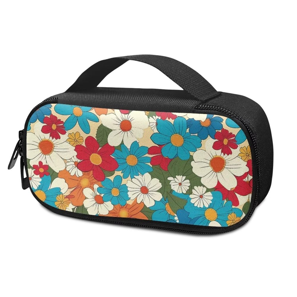 ASQVTIFE Flowers Plants Insulin Pen Cooler Insulin Pen Travel Case Insulin Cooler Travel Case Diabetic Cooler Travel Case Blood Glucose Monitor Case Insulin Container Diabetic Carrier Bag