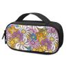 ASQVTIFE Purple Hippie Flower Insulin Cooler Travel Case Syringe Travel Case Insulin Cooling Bags Diabetics Carrying Bag Portable Cooling Bag Diabetic Insulin Cooler Diabetic Care Case Cooler Pouch view 1