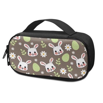 ASQVTIFE Bunny Flower Insulin Cooler Travel Case Insulin Container Diabetic Insulin Cooler Insulated Cooling Bag Insulated Bags for Travel Insulated Zipper Pouch Cold Containers for Medicine