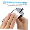 600 Pcs Dry Dust- Wipes Eye Glasses Lens Cleaner Cloth Eye Glasses Cleaner Disposable Cleaning Cloths Fingernail Cleaner Lint Wood Pulp Computer White Cleaning Paper/800 view 2