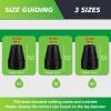supregear Cane Tips 5/8 inch, Heavy Duty Rubber Replacement Tips for Canes and Walking Sticks, Non-Slip Extreme Grip 5/8" Crutch Feet Ends Caps with Metal Inserts, 4 Pack view 3