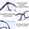 AOOLIA Overside Reading Glasses for Women Men, Trendly Clarity Reading Eyeglasses Eyewear, Blue Light Glasses for Computer (Tortoise, 0, x) view 3