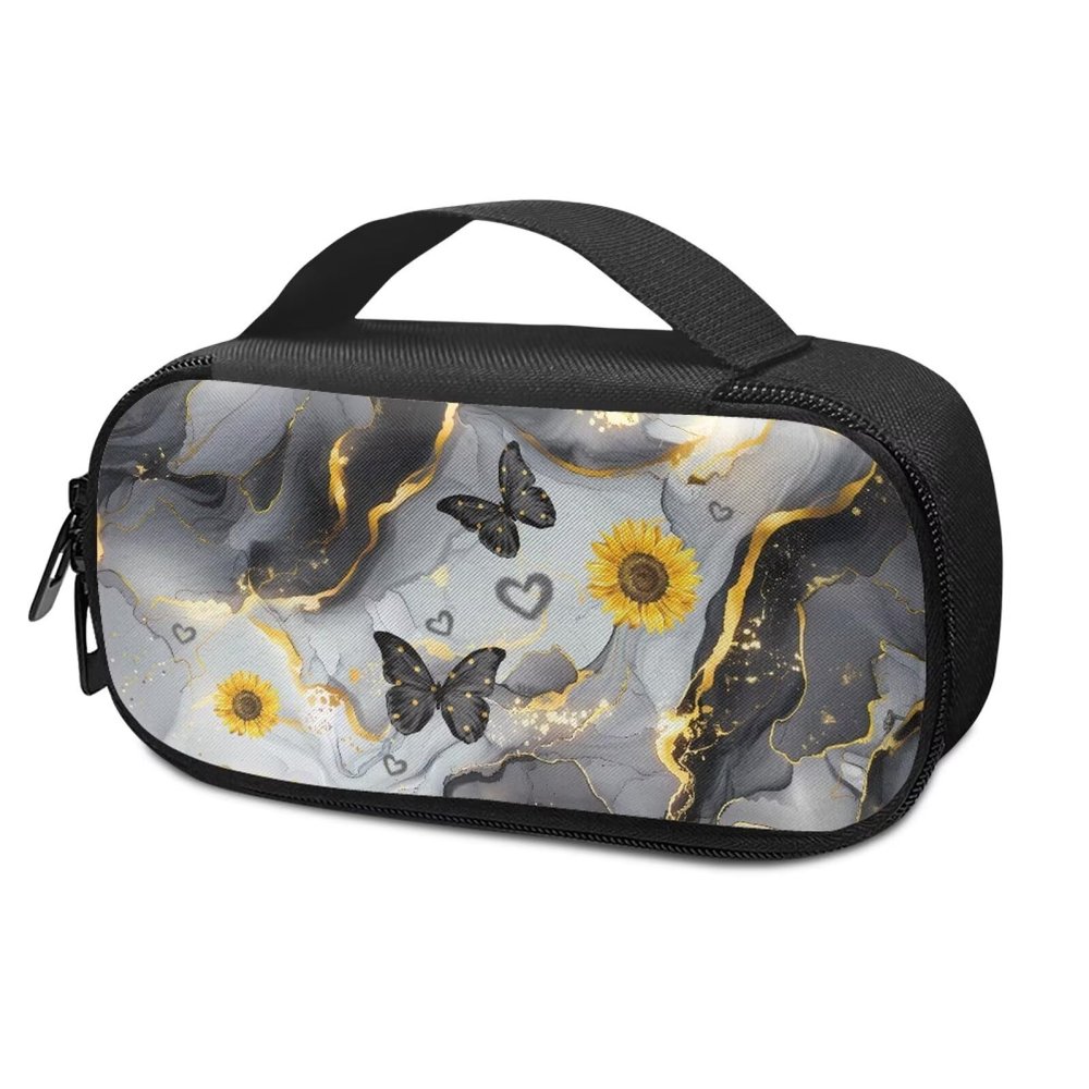 ASQVTIFE Butterfly Marble Insulin Cooler Travel Case Diabetes Cold Bag Diabetic Medication Cooler Bag Mini Medical Cooling Pouch Insulated Cooler Bag Small Diabetic Bags for Supplies