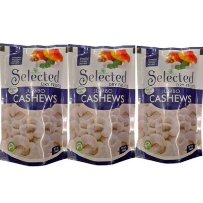 Farm Royale Jambo Cashew Nut (Kaju)-750GM (3 * 250GM) ||100% Pure and Natural||Shudh||Handpicked Material||Export quality