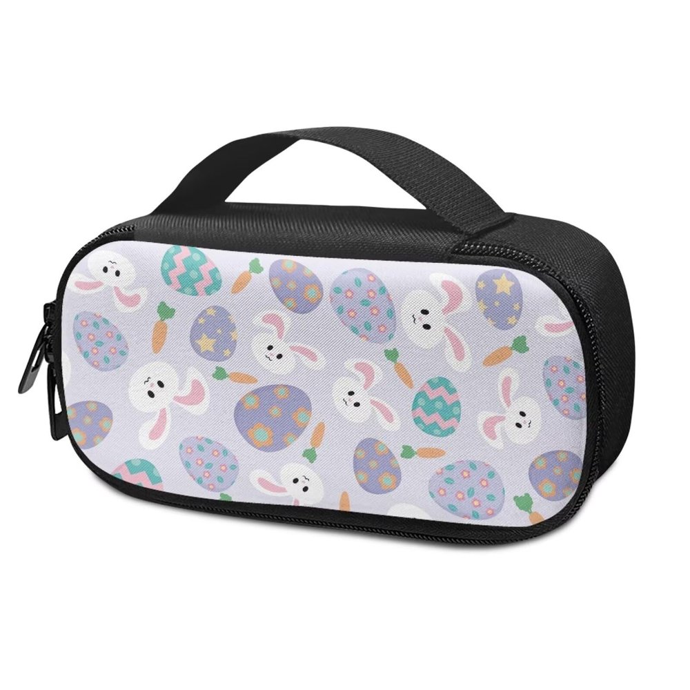 ASQVTIFE Purple Bunny Eggs Insulin Cooler Travel Case Insulin Pen Cooling Case Handy Medication Insulated Diabetic Carrying Cooling Bag for Insulin Pen Glucose Meter and Diabetic Supplies