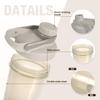 D.Y.A 16oz Shaker Bottle, Leak Proof Sports Shaker for Protein Shakes, Pre & Post Workout, BPA Free, Grey view 2