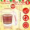 Jingmore 100 Pack 12 oz Fiesta Plastic Cups with Lids and Paper Straw Mexican Cup Clear Disposable Margarita Glasses Cinco De Mayo Party Decorations for Taco Hispanic Heritage Birthday Party Supplies view 2