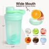 D.Y.A 16oz Shaker Bottle, Leak Proof Sports Shaker for Protein Shakes, Pre & Post Workout, BPA Free, Green view 3