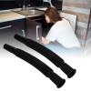 2pcs Basin Drain Pipe, Flexible Pvc Black Stretchable Wash Basin Sink Drain Hose Gutter Extension For Universal Kitchen Bathroom Black view 4