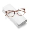XIAOBENGE Reading Glasses Blue Light Blocking Retro Round Frame Anti Eyestrain Anti UV Computer Gaming Eyeglasses For Women/Men (Transparent Brown, 1.75, x) view 1