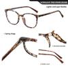 XIAOBENGE Reading Glasses Blue Light Blocking Retro Round Frame Anti Eyestrain Anti UV Computer Gaming Eyeglasses For Women/Men (Yellow Tortoise, 1.75, x) view 3