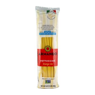 3 packs of italian Pasta Armando Fetuccine Zero pesticide 453gr x 3
