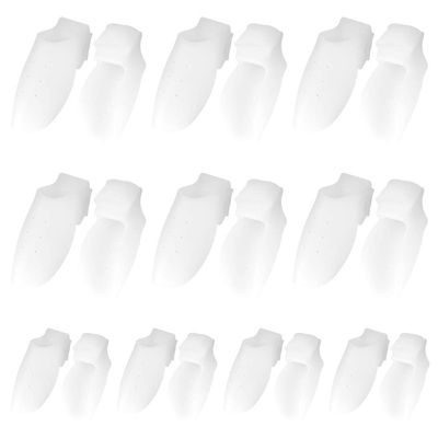 10PCS Silicone Anti Friction Toe Protector, Toe Straightener Silicon Gel Bunion Protecter, Men Women Breathable Toe Covers