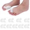 10PCS Silicone Anti Friction Toe Protector, Toe Straightener Silicon Gel Bunion Protecter, Men Women Breathable Toe Covers view 2