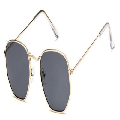 Tinted Reading Glasses, Metal Frame, Outdoor For Men Women, Fashion (Gold & Green, 1.25, Diopters)