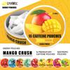 LyvWel 56mg Caffeine Energy Pouches  Mango Crush  Clean Energy & Focus Boost with Guarana  5-Pack with 16 Pouches Per Can (80 Total Pouches) view 2