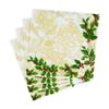 Caspari Holly Ceramic Ivory & Gold Luncheon Napkins - 20 Per Package, 2 Packs view 2