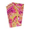 Caspari Scenic Songbirds Rose & Gold Guest Towel Napkins - 15 Per Package, 4 Packs view 2