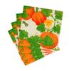 Caspari Pumpkin Chintz White Cocktail Napkins - 20 Per Package, 4 Packs view 2