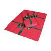 Caspari Tied With A Bow Red & Spruce Guest Towel Napkins - 15 Per Package, 4 Packs view 4
