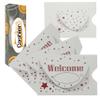 1000 Cashier Depot - Welcome Key Card Sleeves, Red & Black Print, 24 lb Paper, 2-3/8 x 3-1/2 Inches, 500 Count, for Hotels Access & Membership Cards, 1000 Count view 1