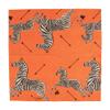 Caspari Zebras Orange Cocktail Napkins - 20 Per Package, 2 Packs view 4