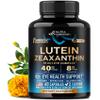 Eye Vitamins - Lutein and Zeaxanthin Supplements - AREDS2 Based Supplement for Seniors & Adults - Eye Health & Vision Support - Saffron, Zinc, Vitamins, Copper, Super Greens - Made in USA, 60 Capsules view 1