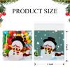 Artby7 100Pcs Christmas Cellophane Treat Bags, 4x4 inches Xmas Cello Candy Bags Christmas Party Favor Bags for Snack Cookies view 3