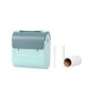 MiMiCall Lint Remover Roller for Clothes and Pets - Portable,and Replaceable Sheets - Perfect for Travel and On-The-Go Cleaning - Ideal for Various Fabrics - Strong Adhesion and Easy to Use(Blue with view 1