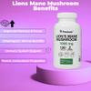 PRISTINE'S Lion's Mane Mushroom 1000mg (2 Pack) Brain Memory & Focus Adaptogen Supplement - 120 Day Supply - Cognitive Function & Immunity Health Memory Supplements for Adults - Vegan - Non-GMO view 3