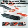 2 in 1 Groove Cleaning Brush Window Track Cleaning Tool, Gap Cleaning BrushMulti-Function Grout Cleaning Tool(Orange,Two) view 3