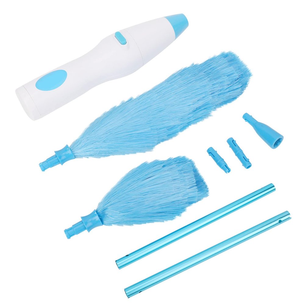 Electric Duster, Electric Dusr Bendable Window Blinds Furniture Tool, Electric Brush with Electrostatic, for Pet Hair Dusting