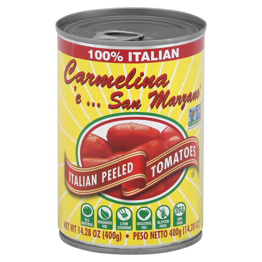 C.armelina E San Marzano Italian Whole Tomatoes in Puree 14.28 oz (Pack of 12)