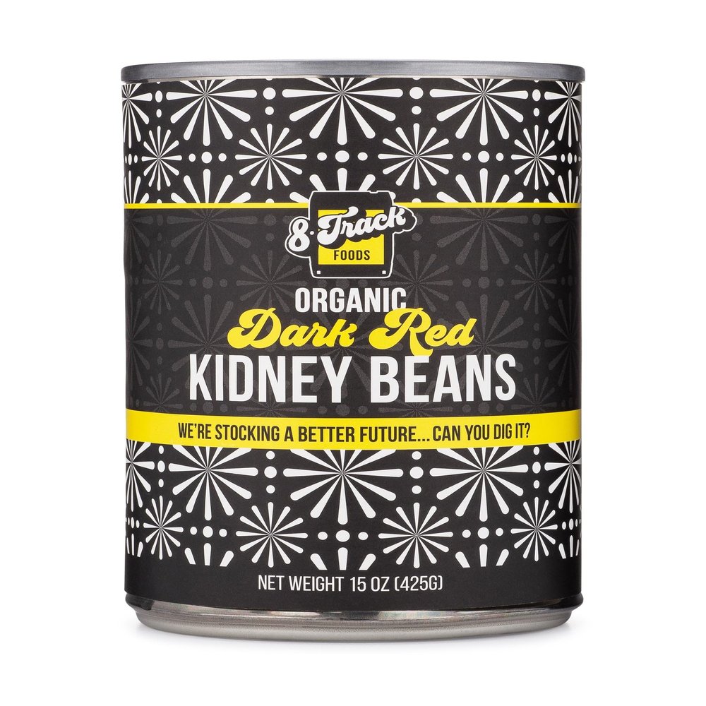NineLife Basics 8. Trac.k Foods Dark Red Kidney Beans 15 oz (Pack of 12)