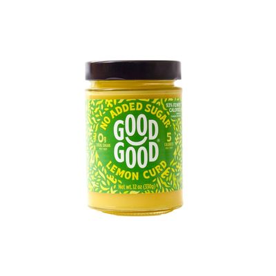 GOOD GOOD No Added Sugar Lemon Curd - Low Carb, Low-Calorie Spread - Keto Friendly - Vegan - Diabetic Friendly - 12oz / 330g (Pack of 1)