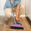 PRETYZOOM Long Handle Stainless Steel Broom for Household Cleaning Broom Standing Dustpan Decking view 4