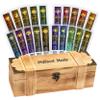 Mythical Meats Deluxe Loot Crate  Indulge in 20 Exotic Game Snack Sticks  Dried & Dehydrated Meats Seasoned to Perfection  High Protein & Keto Friendly  Collectible Box view 1