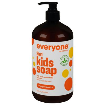 E.veryone Soap Kids Orange Squeeze 32 oz (Pack of 3)
