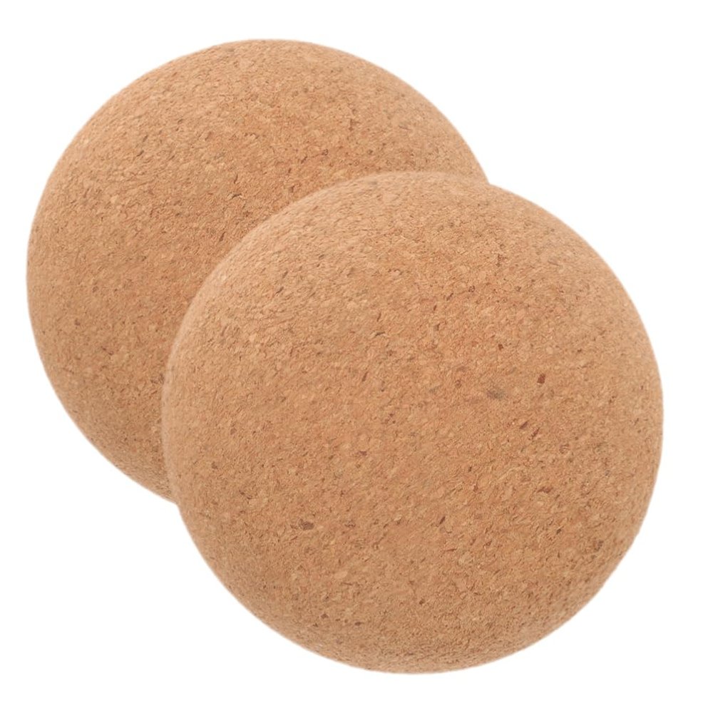 BESPORTBLE 2pcs Cork Massage Yoga Massaging for Muscle Relief and Deep Tissue Therapy for Back Shoulders Hips and Feet
